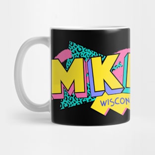 Milwaukee, Wisconsin Retro 90s Logo Mug